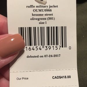 kate spade Jackets & Coats - Kate Spade Ruffle Military Jacket kate spade Jackets & Coats - Kate Spade Ruffle Military Jacket